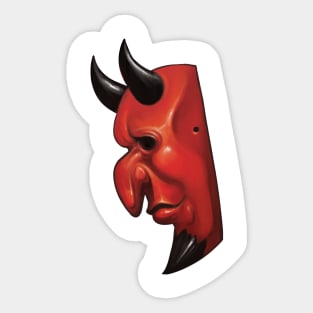 Devil Mask Sticker